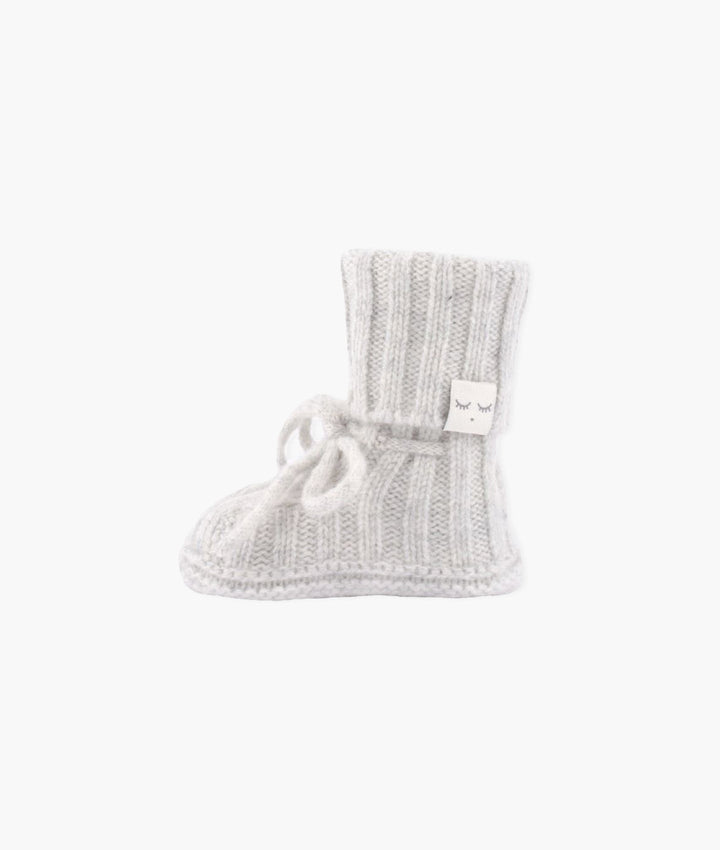 Cable Knit Cashmere Footies