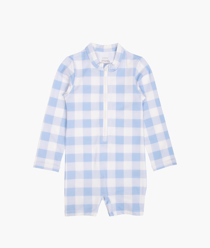 Checks Sam Long Sleeve Swimsuit