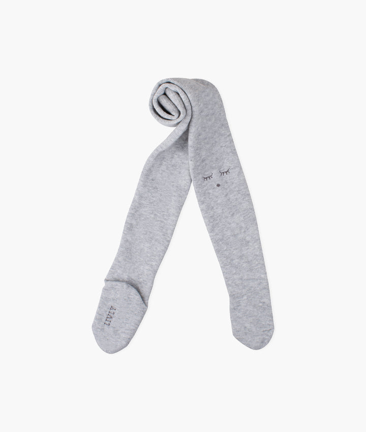Light Grey Classic Sleeping Cutie Tights